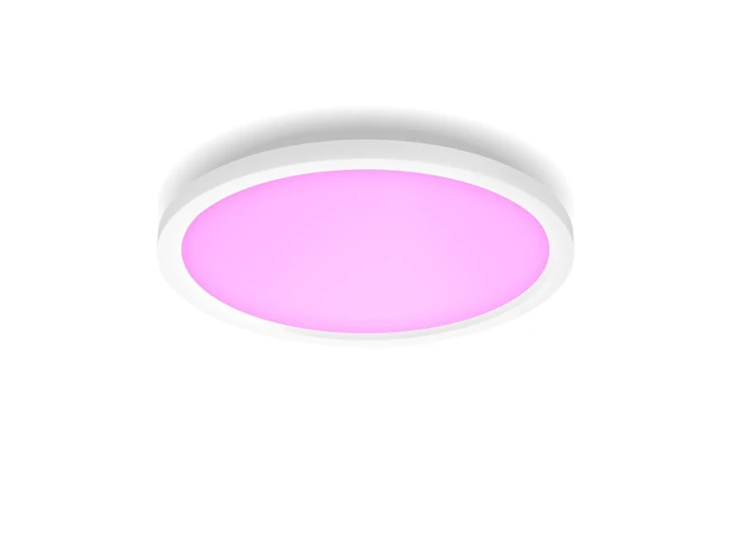 Philips Hue Surimu White and Colour Ambiance Smart Lighting Panel Light, Round, with Bluetooth, Works with Alexa, Google Assistant and Apple Homekit, Old Generation