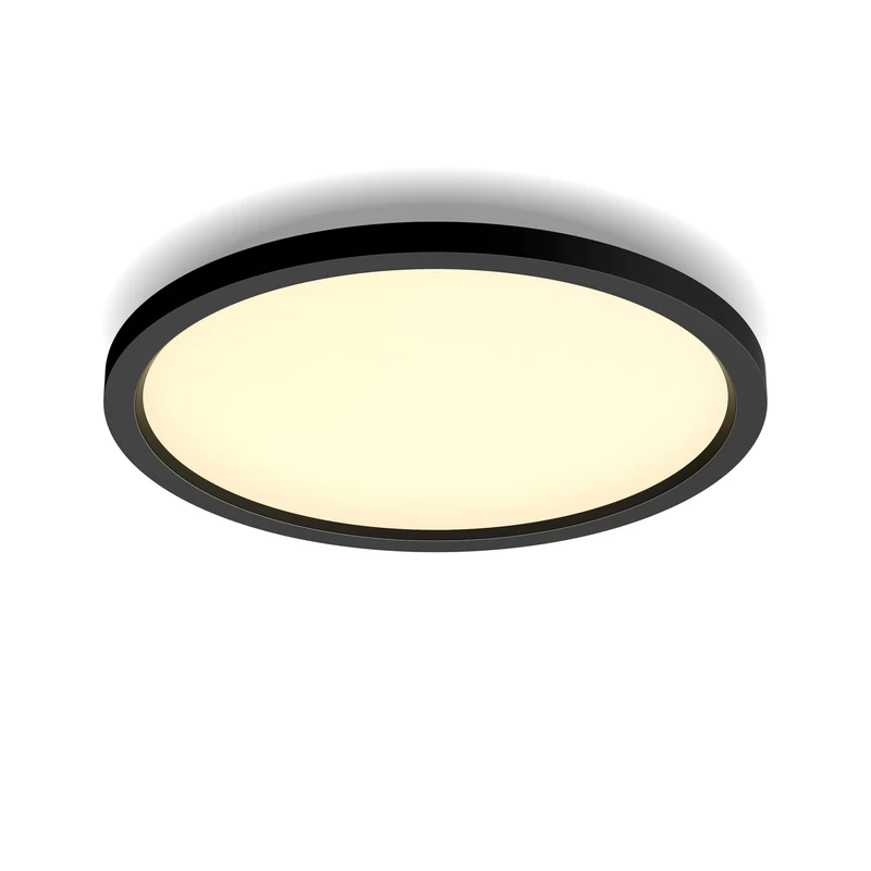 Philips Hue Aurelle White Ambiance Smart Lighting Round 24.5W Panel Light, Black, with Bluetooth, Works with Alexa, Google Assistant and Apple Homekit, Old Generation