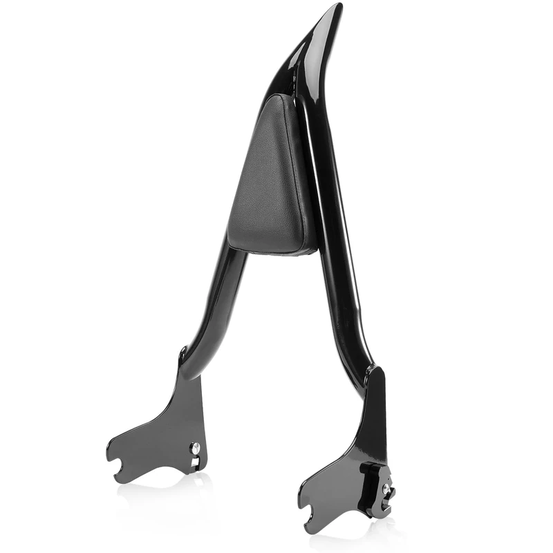 Eumti Tall Sissy Bar For Harley Davidson Touring Models 25" Detachable Rear Passenger Backrest Quick Release Compatible With Road King Road Glide Street Glide Electra Glide Road King 1997-2008