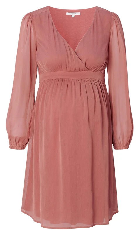 Noppies Women's Jaya Midi Dress LS, Burlwood-N143, M