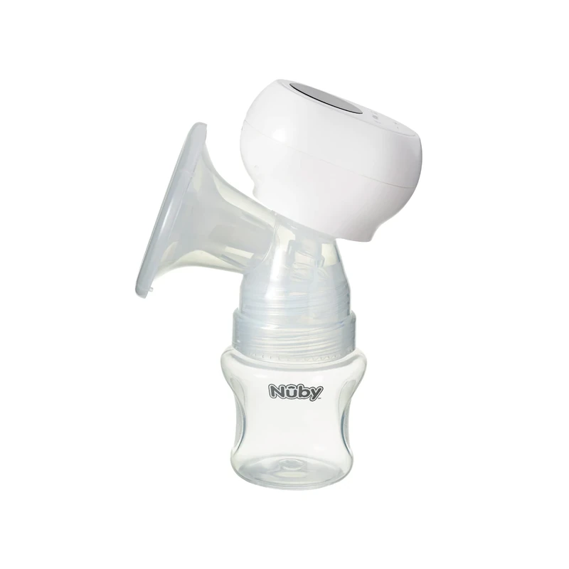 Nuby Wireless Breast Pump – Compact Design | Touchscreen Controls | Rechargeable Battery | Stimulation & Expression