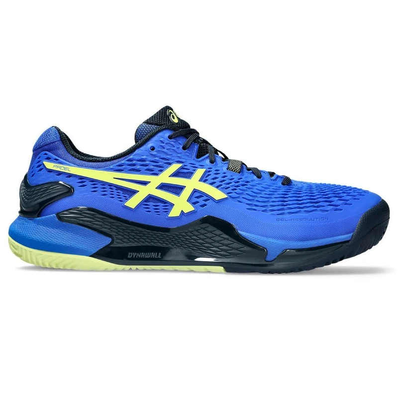 ASICS Resolution 9 Padel Uomo Man Padel Shoes Blue Yellow