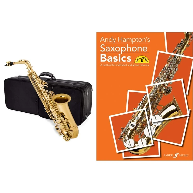 Jean Paul USA Alto Saxophone (AS-400GP) & Saxophone Basics Pupil's book