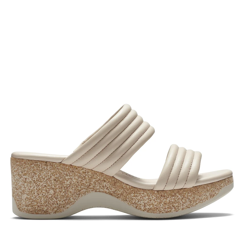 Clarks - Womens Chelseah Path Sandals, Color Sand Leather, Size: 7.5 UK Wide - Image 1