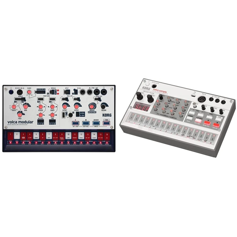 Korg - volca Mix - Analogue Performance Mixer & volca Sample2 - Digital Sample Sequencer Synthesizer