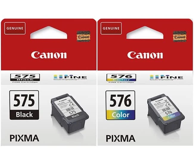 Canon PG-575 Black & CL-576 Colour Ink Cartridges