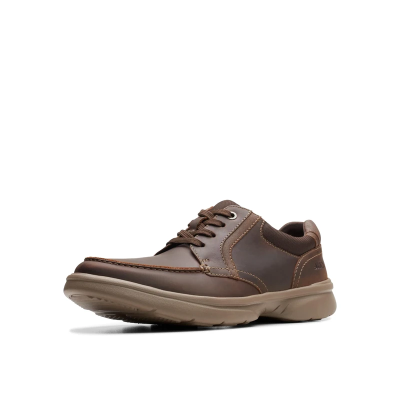Clarks Mens Bradley Vibe, Beeswax Leather, 10 Wide