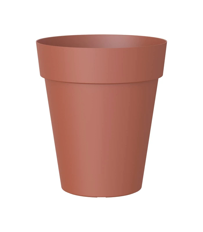 Artevasi Capri High, High round plastic pot, 46cm, color: terracotta