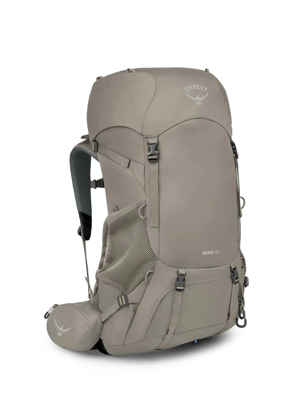 Osprey Renn 50 Women's Backpacking Backpack Pediment Grey/Linen Tan O/S