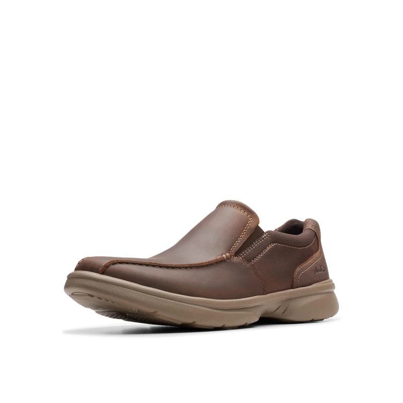 Clarks Men's Bradley Step Loafer, Beeswax Leather, 13 UK
