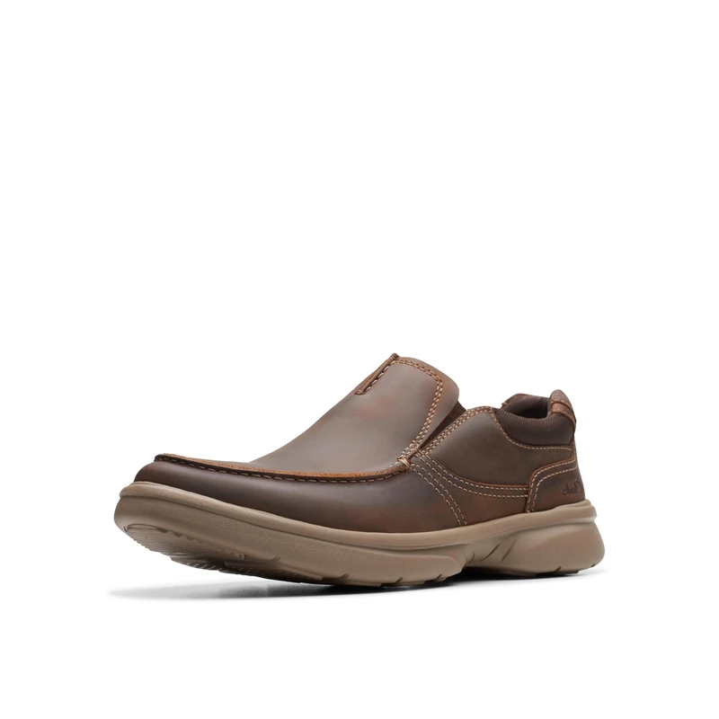 Clarks Men's Bradley Free Loafer, Beeswax Leather, 10 UK
