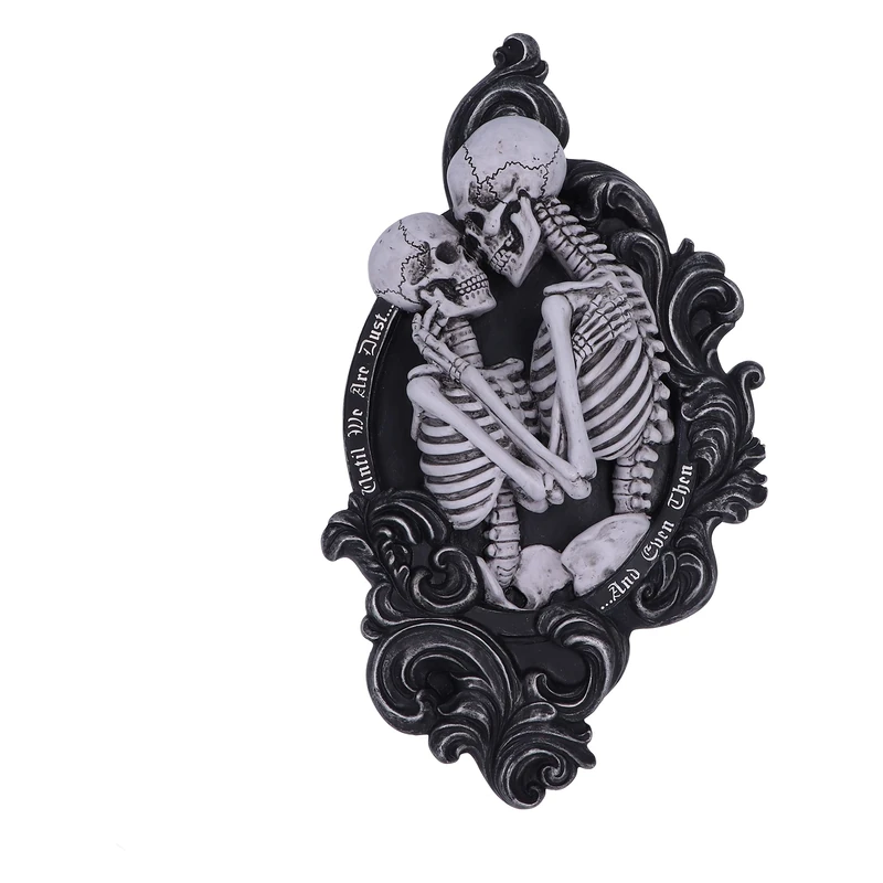 Nemesis Now And Even Then Wall Plaque 39cm, Resin, Skeleton Wall Plaque, Gothic Home Décor, Wedding Gift, Cast in the Finest Resin, Hand-Painted - Image 1