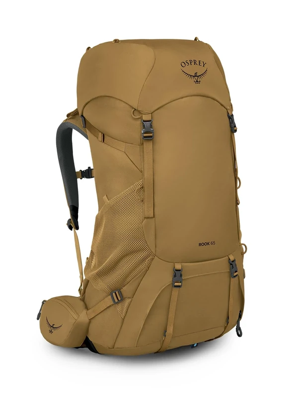 Osprey Rook Men's Backpack, 65L, Histosol Brown/Rhino Grey, O/S