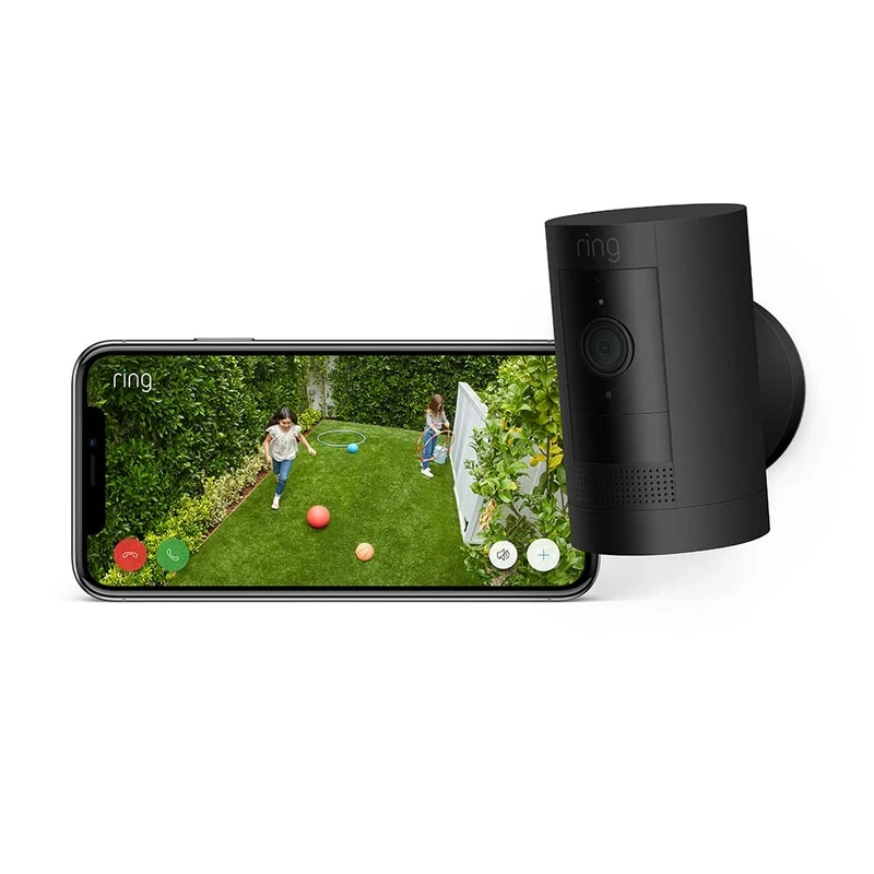 Certified Refurbished Ring Outdoor Camera Battery (Stick Up Cam)|HD wireless outdoor Security Cam 1080p Video,Two-Way Talk,Wifi,Works with Alexa|Alternative to CCTV|30-day free trial of Ring Home