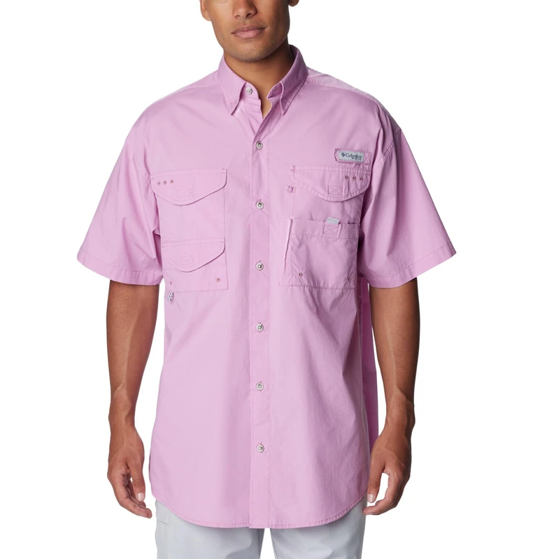 Columbia Men's Bonehead Short Sleeve Shirt Hiking, Minuet, X-Large