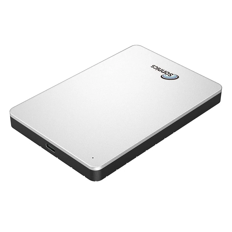 Sonnics 2TB White External Portable Hard drive type C USB 3.1 Compatible with Windows PC, Mac, Smart tv, XBOX ONE & PS4