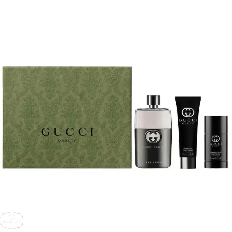 Set GUCCI Guilty EDP 90ML+DEO Stick 75ML+Gel 50ML@