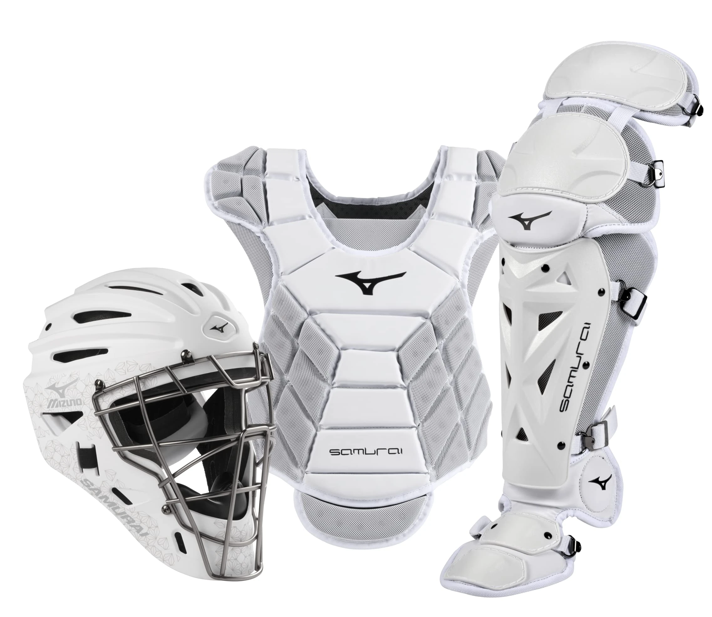 MIZUNO Samurai Womens Box Set 14-15 |Catchers Protective Equipment | White