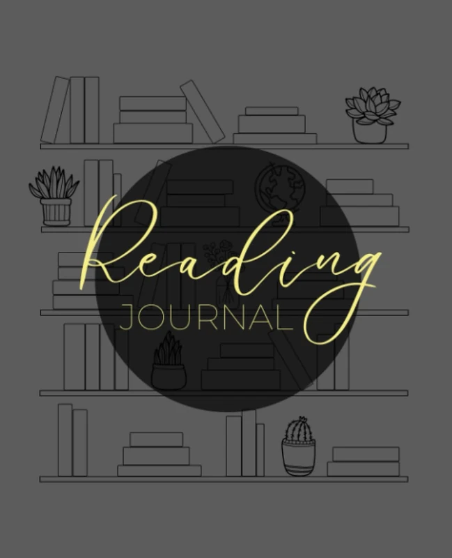 Reading Journal: 50 Book Review Pages with Prompts