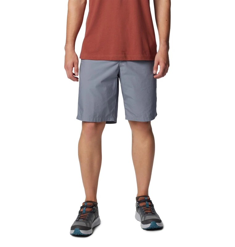 Columbia Men's Washed Out Short Hiking, Grey Ash, 32W x 10L