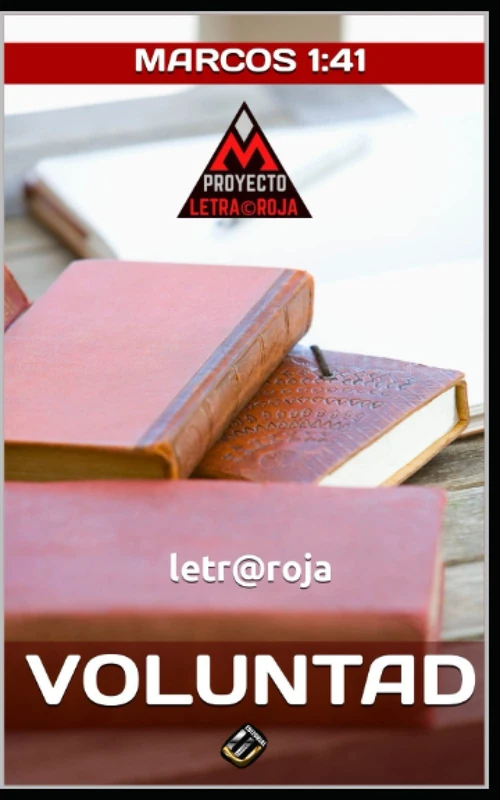 VOLUNTAD: Marcos 1:41: 5 (PROYECTO LETRA ROJA) - Image 1