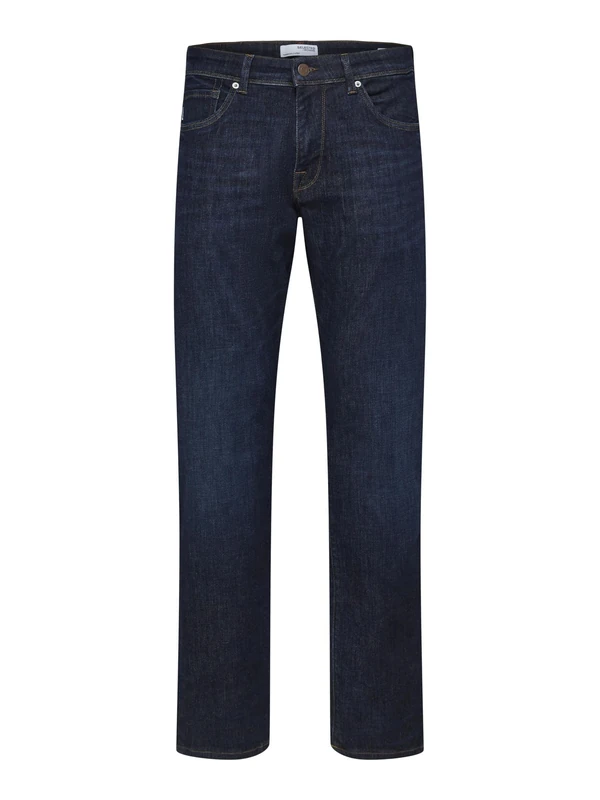SELECTED HOMME Men's Slh196-straightscott 6291 Db JNS Noos Jeans, Blue Denim, 31 W/32 L