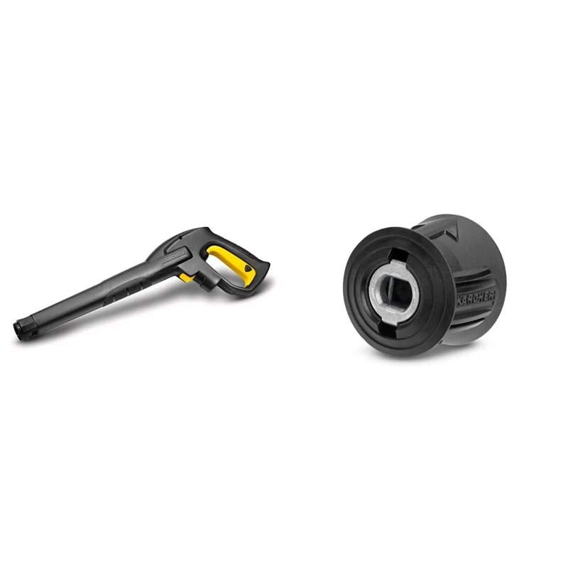 Kärcher 2.642-889.0 G 180 Q Trigger Gun, Yellow & High pressure quick-fitting pipe union A