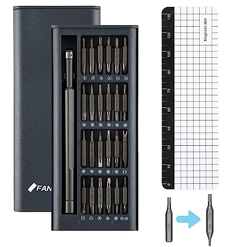 FANACAN Precision Screwdriver Set, Special Screwdriver Set, Magnetic, Torx, Negative, Triangle, Hexagon, Phillips Star, Y-Shaped Screwdriver, Compatible with Special Screws, Magnetic Screwdrivers,