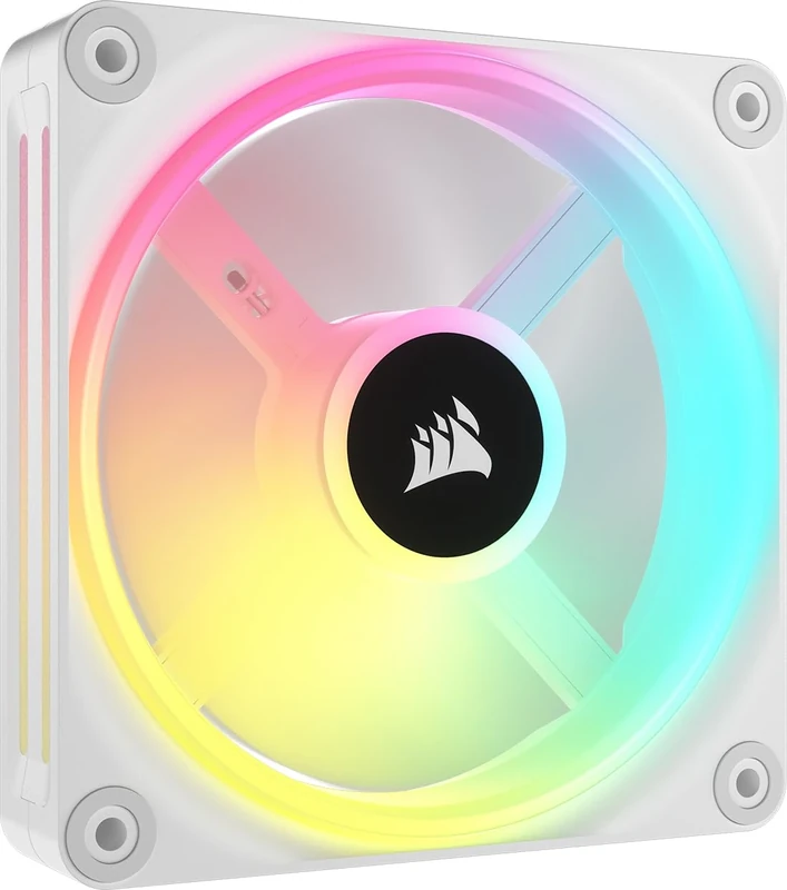 Corsair iCUE LINK QX120 RGB 120mm Magnetic Dome RGB Single Fan - White