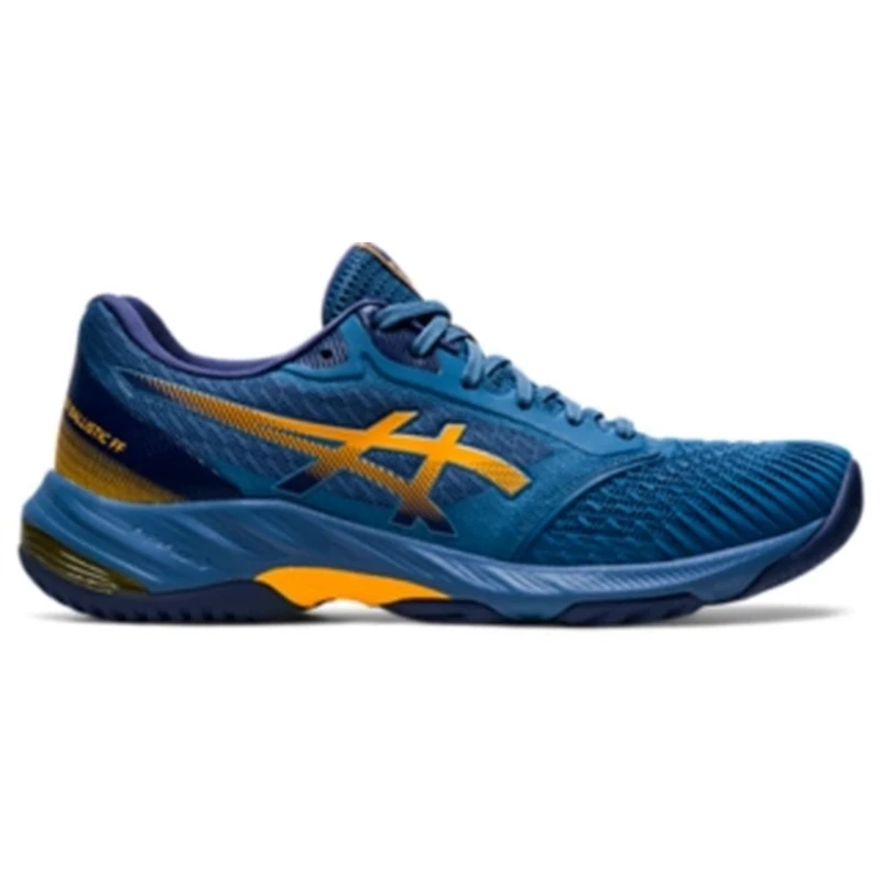 ASICS 1051A073-403 Netburner Ballistic FF 3 Men Illusion Blue/Glow Yellow UK 10.5