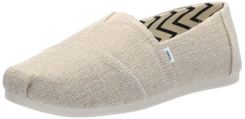 TOMS Women's Classic Alpargata Slip-On Shoes Sustainable Eco-Friendly Flats Support Mental Health