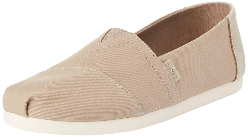 TOMS Men's Alpargata 3.0 Espadrille Loafer Flat, Dune Brushed Twill/Suede, 13 UK