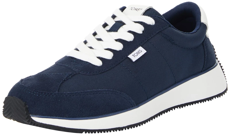 TOMS Men's Wyndon Sneaker, Navy Nylon/Suede, 10.5 UK