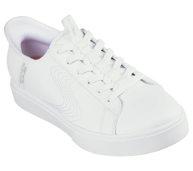 Skechers Court Classics - Eden LX Hands Free Slip-Ins™, White, 3.5 UK