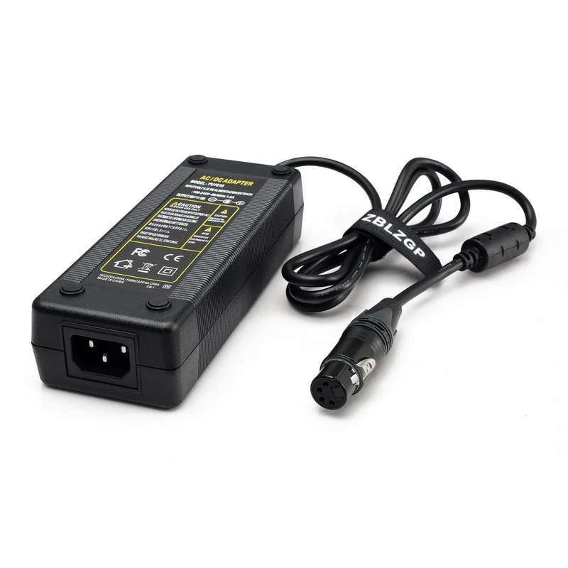 ZBLZGP AC DC Power Supply Adapter 12V 4A with XLR 4 Pin Female for Camera PMW FS7 FS5 Zaxcom Panasonic HPX 370 (16V 10A)