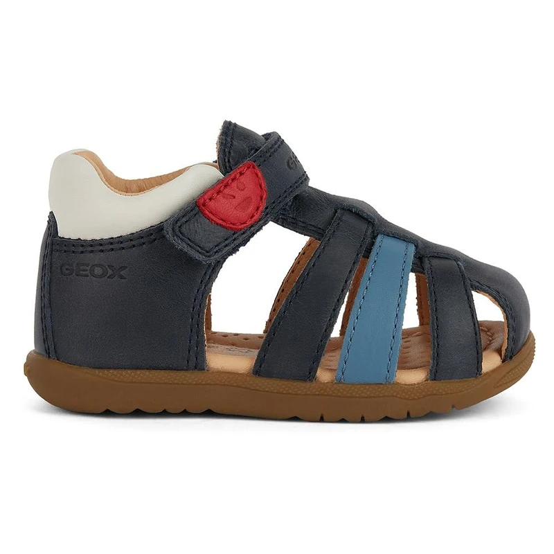 Geox Baby B Sandal Macchia Boy, Navy Lt Blue, 3 UK Child