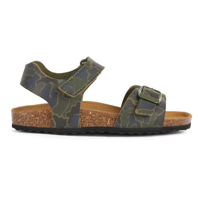 Geox J Ghita Boy B Sandal, camouflage, 7 UK Child