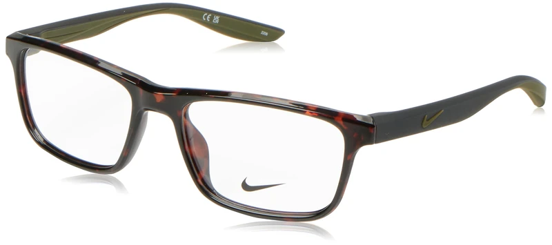 Nike Optical Glasses, Tortoise/Matte Anthracite, 54/17/140 for Men, Tortoise/Matte Anthracite