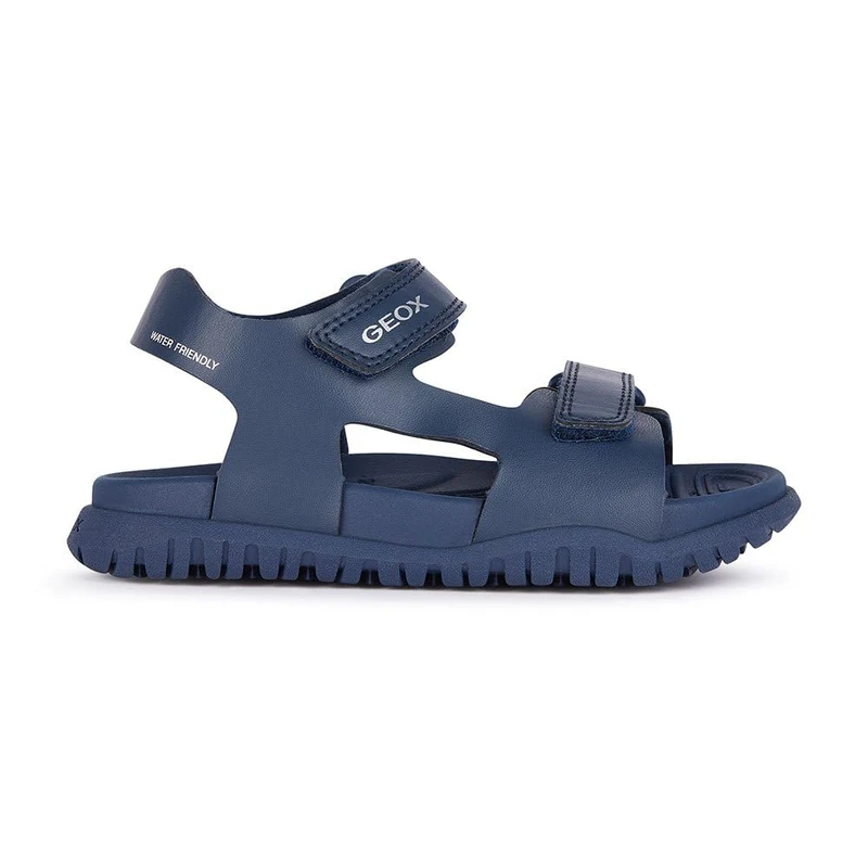 Geox Boys J Footbetto Bo Sandal, Navy, 8.5 UK Child
