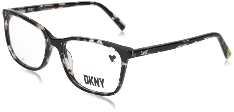Dkny DK5055 010 Black Tortoise Eyewear Woman Acetato, Modified Rectangle, 53