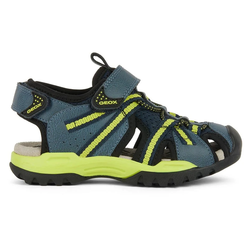 Geox Boys' J Borealis Boy B Sandal, Avio Lime, 7 UK