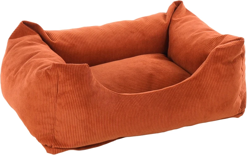 Flamingo Basket Celeste Rectangle Cognac 65x50x20cm