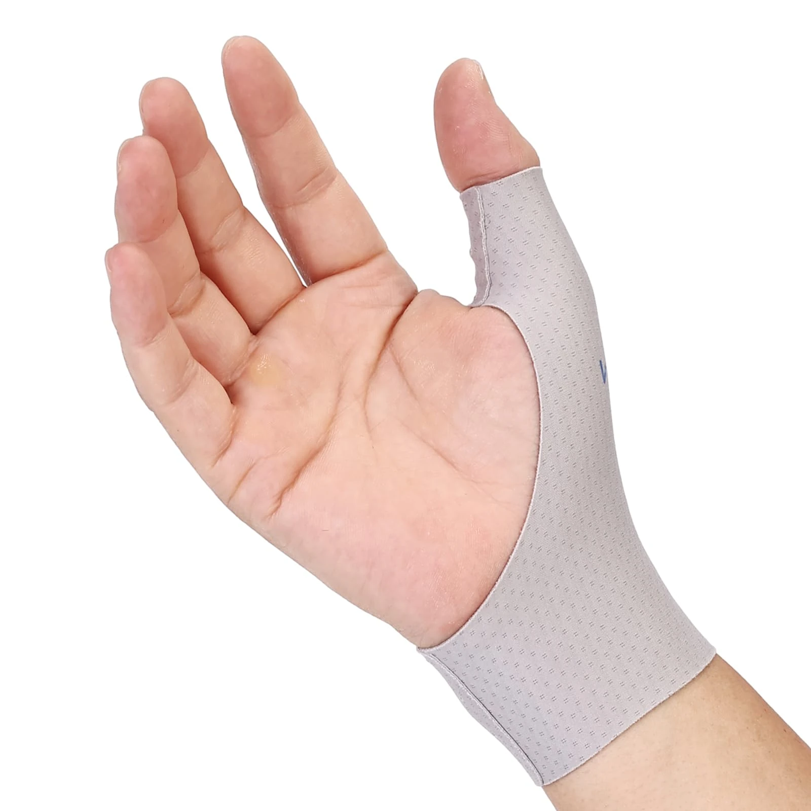 Willcom Thumb Wrist Brace Compression Sleeve (2 PCS) for Protector Support, Soft Elastic Fabric Thumb Spica Splint Glove Liner for Women and Men -Left or Right Hand（S, 6.5-7 Inch）