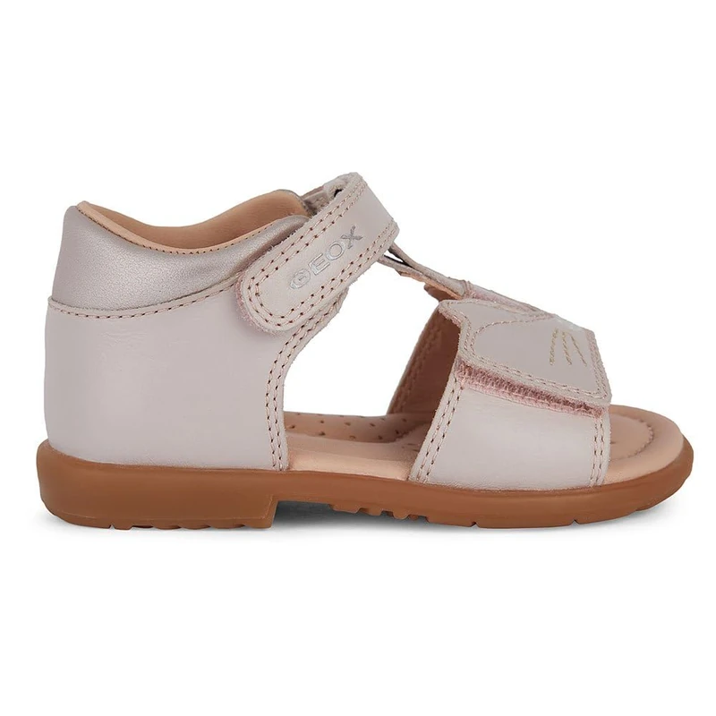 Geox Baby Girls' B Verred a Sandals, Old Rose, 4.5 UK