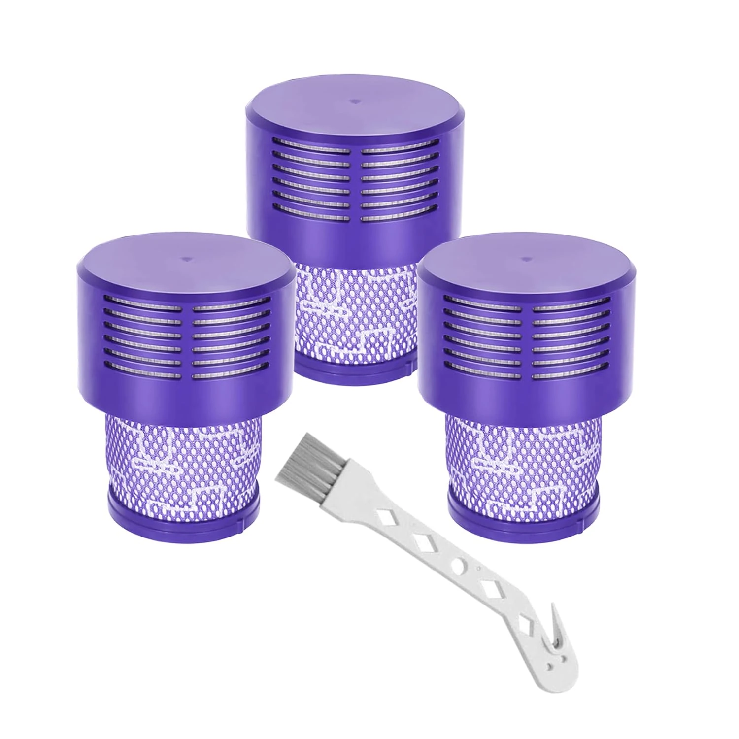 PELLYDA 3 Pack Filters for Dyson Cyclone Series - V10 Absolute, Animal, Motorhead, Total Clean, SV12 Series, Replacement Filters