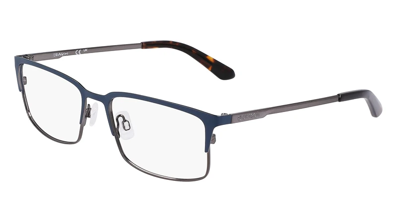 DRAGON Eyeglasses Dr2041 Matte Slate Blue / 54 Bridge: 17 Horizontal Measurement: 54 Vertical Measurement: 35,1