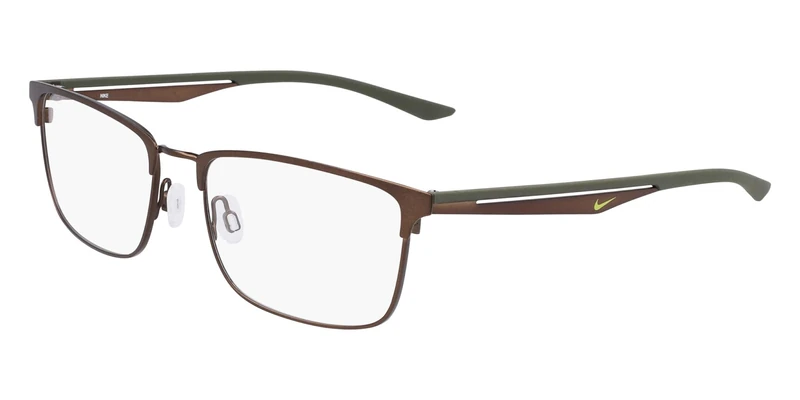 Nike Optical Glasses, Satin Walnut, 0/0/145 for Men, Satin Walnut