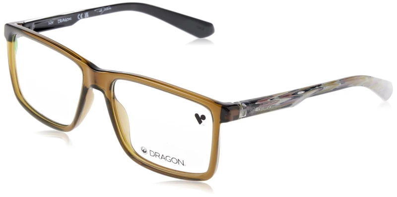 Dragon Optical Glasses for Men, Olive Crystal/Olive Resin, 0/0/140