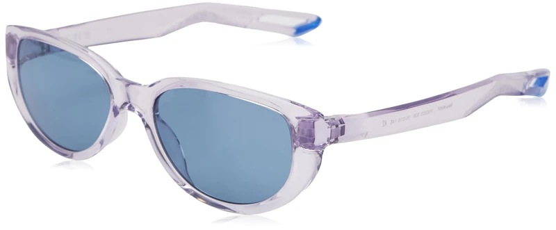 Nike NV07 FN0303 508 Oxygen Purple/Blue Sunglasses Unisex Iniettato, Cat Eye, 55