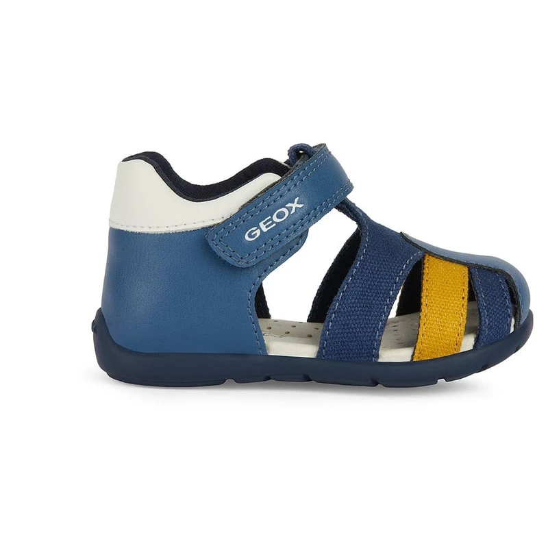 Geox B Elthan Boy C Baby - Boys First Steps, Avio Yellow, 2.5 UK - Image 1